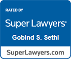 Rated By Super Lawyers Gobind S. Sethi